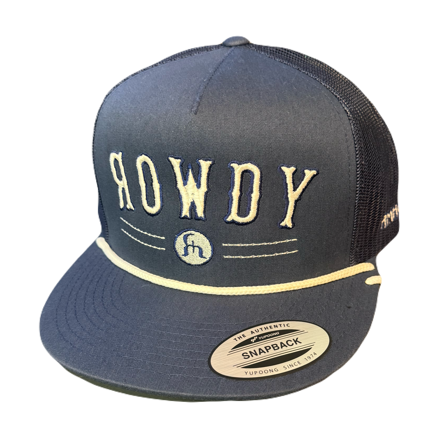 Flat Out Яowdy- Navy