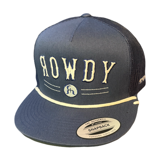 Flat Out Яowdy- Navy