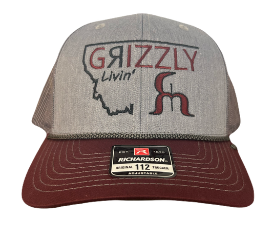 Grizzly Livin’ Maroon/Rich