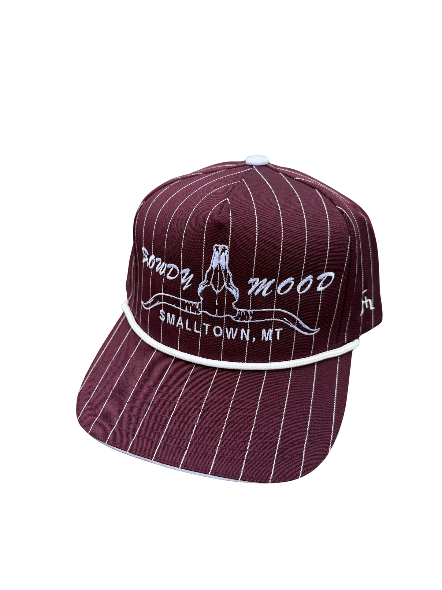 Skulls & Stripes- Maroon